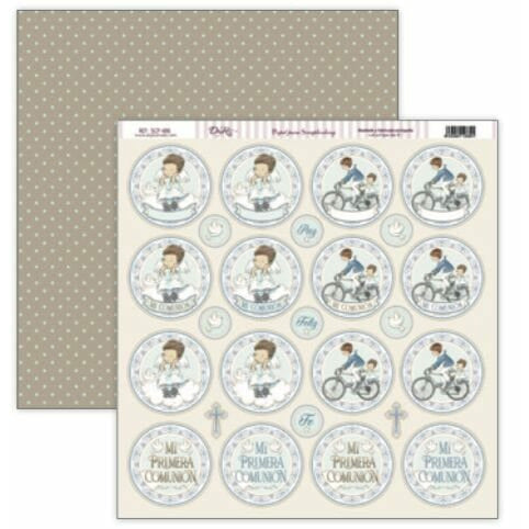 Dayka papel scrap scp-486 comunión 2022 Hoy es mi dia niño DAYKA CENTROARTESANO