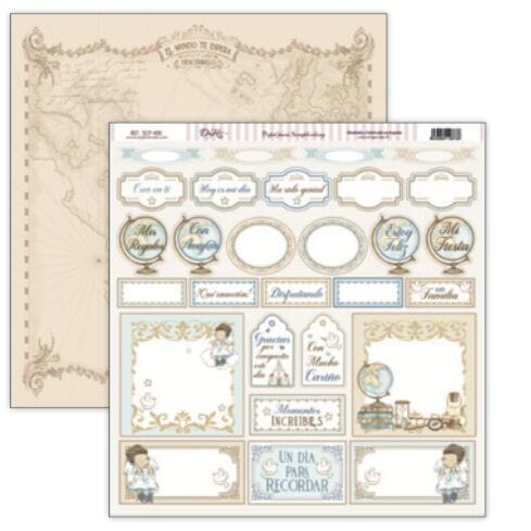 Dayka papel scrap scp-490 comunión 2022 Hoy es mi dia niño DAYKA CENTROARTESANO