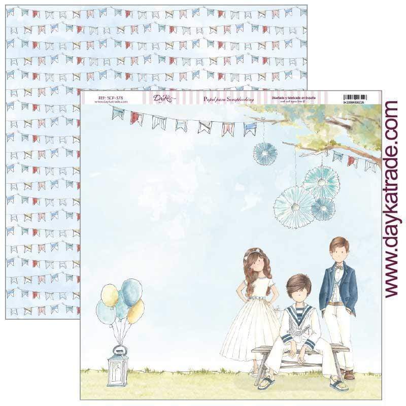 Dayka papel scrap SCP378 comunion 2020 niño DAYKA CENTROARTESANO