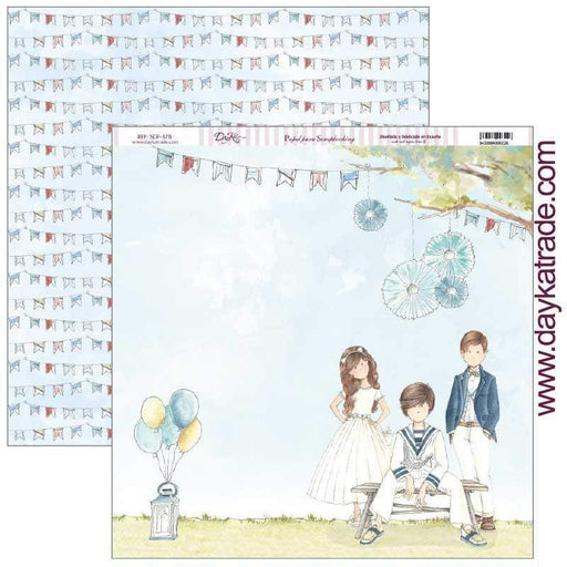 Dayka papel scrap SCP378 comunion 2020 niño DAYKA CENTROARTESANO