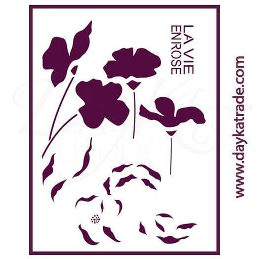 Dayka plantilla A2 XL06 Amapola DAYKA CENTROARTESANO