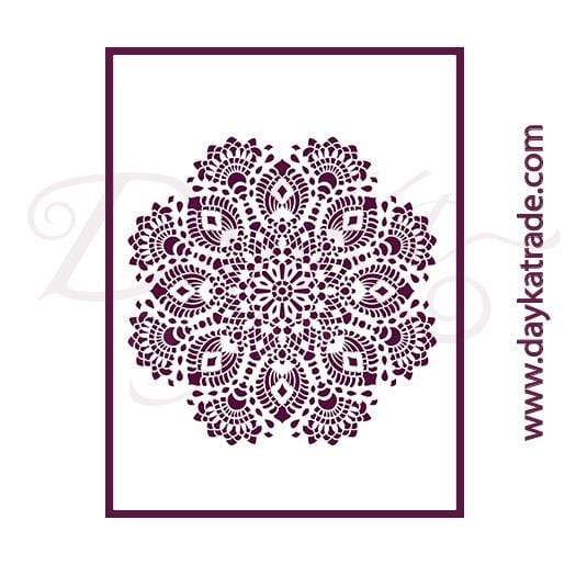 Dayka plantilla A3 T33117 mandala DAYKA CENTROARTESANO