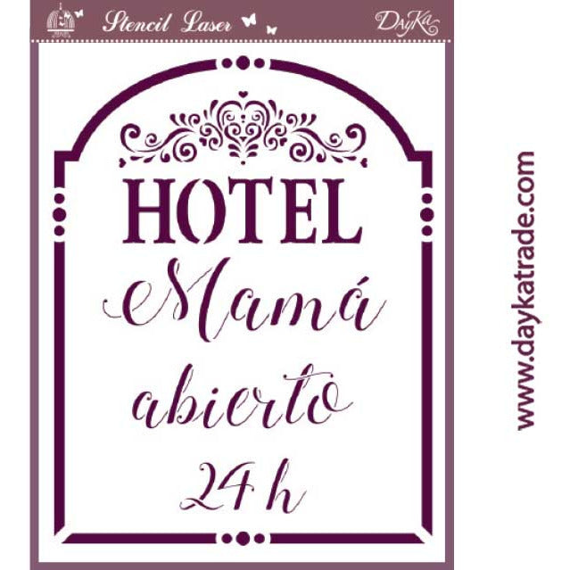 Gabarit Dayka A4 T-3370 Poitrine d'hôtel ouverte