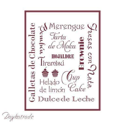 Dayka plantilla A4 T-3106 DAYKA CENTROARTESANO