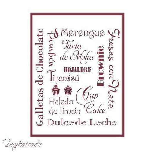 Dayka plantilla A4 T-3106 DAYKA CENTROARTESANO