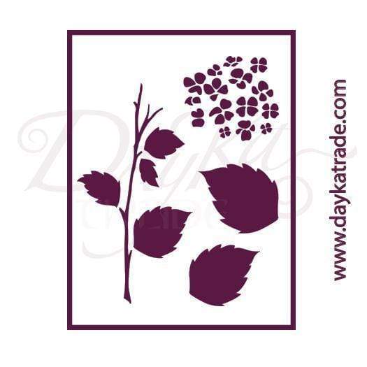 Dayka plantilla A4 T-3159 tridimensional hortensia DAYKA CENTROARTESANO