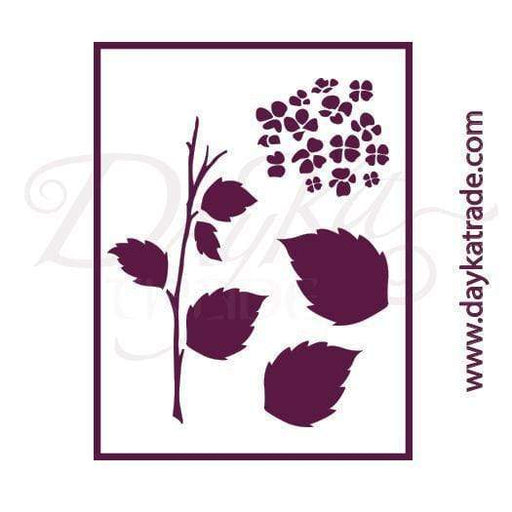 Dayka plantilla A4 T-3159 tridimensional hortensia DAYKA CENTROARTESANO