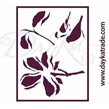 Dayka plantilla A4 T-3196 tridimensional flor pajaro DAYKA CENTROARTESANO