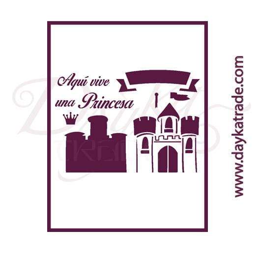 Dayka plantilla A4 T-3249 Castillo DAYKA CENTROARTESANO