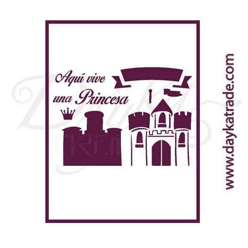 Dayka plantilla A4 T-3249 Castillo DAYKA CENTROARTESANO