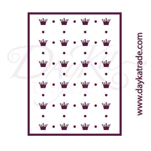 Dayka plantilla A4 T-3255 coronitas DAYKA CENTROARTESANO