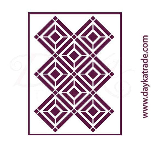 Dayka plantilla A4 T-3273 fondo geometrico DAYKA CENTROARTESANO