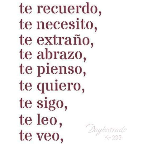 Dayka plantilla A5 k-235 DAYKA CENTROARTESANO