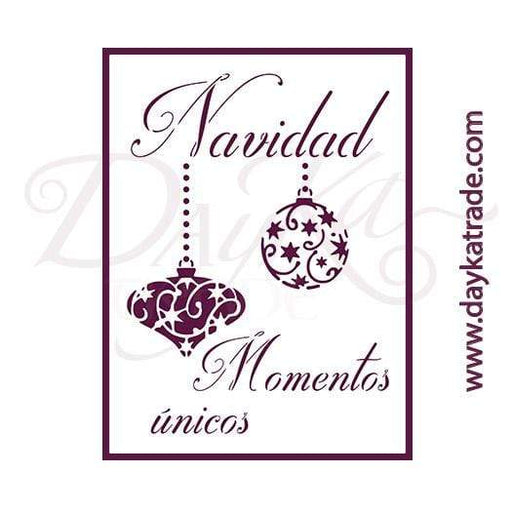 Dayka plantilla A5 V00333 navidad momentos unicos DAYKA CENTROARTESANO