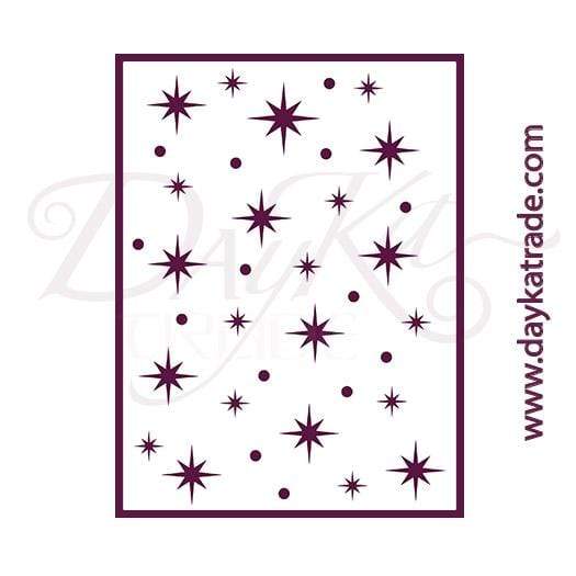 Dayka plantilla A5 V00334 navidad estrellas DAYKA CENTROARTESANO