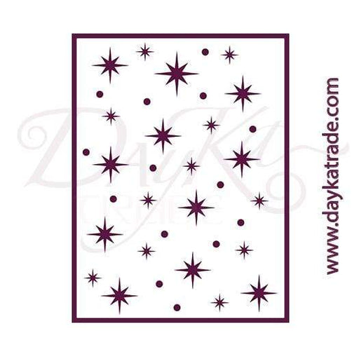 Dayka plantilla A5 V00334 navidad estrellas DAYKA CENTROARTESANO