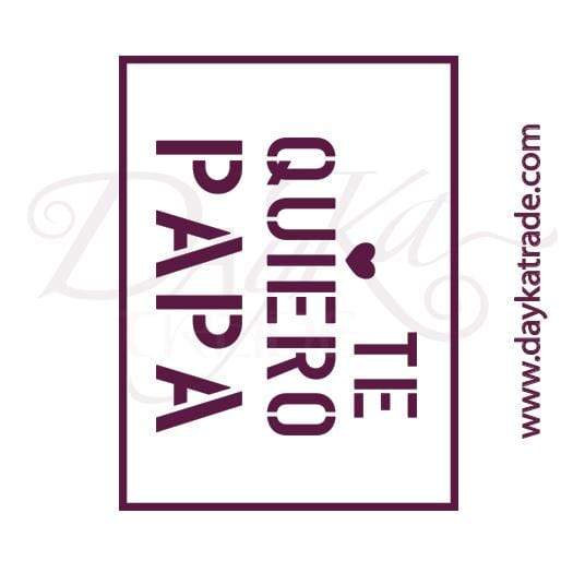 Dayka plantilla A6 034 DAYKA CENTROARTESANO