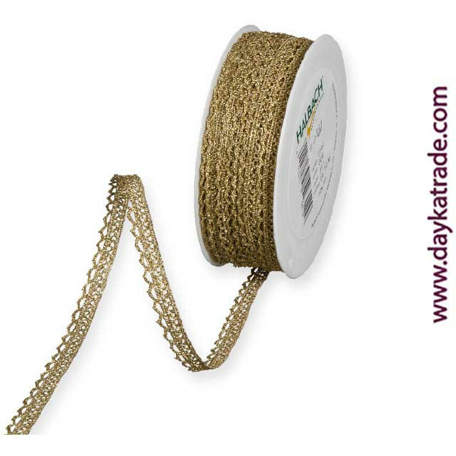 Dayka puntilla croche 13mm metalica dorada DAYKA CENTROARTESANO