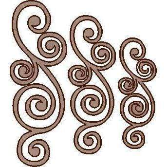 Dayka silueta 3 filiigranas arabescas DAYKA CENTROARTESANO