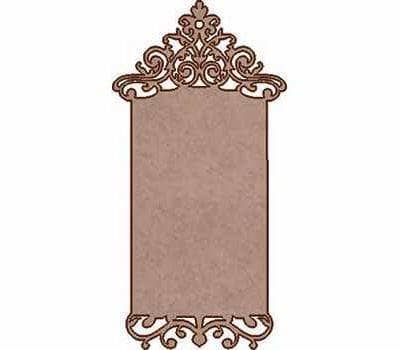 Dayka silueta carton filigrana 18x9cm DAYKA CENTROARTESANO