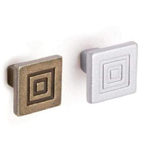 Dayka tirador/pomo 24008191C grabado oro viejo 25x25mm DAYKA CENTROARTESANO