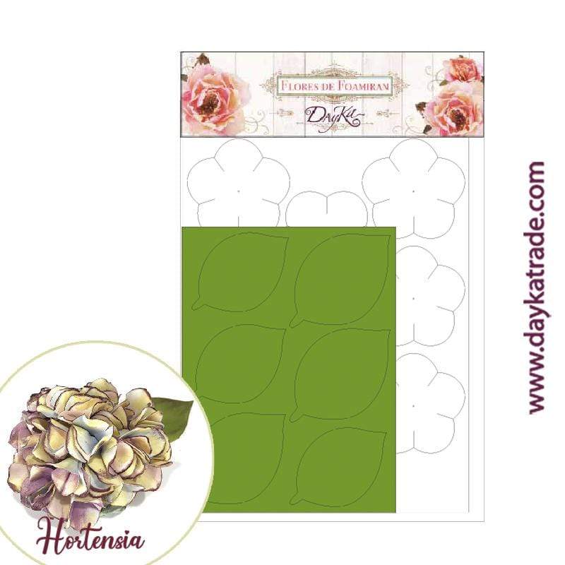 Flores de foamiran dayka FOAM-37 Hortensia gigante blanca DAYKA CENTROARTESANO