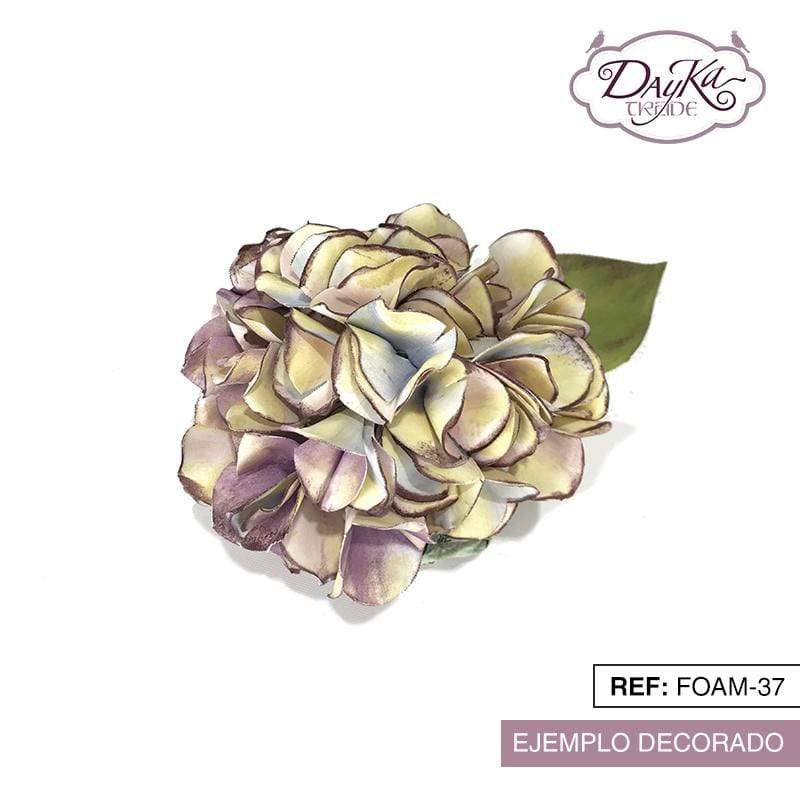Flores de foamiran dayka FOAM-37 Hortensia gigante blanca DAYKA CENTROARTESANO