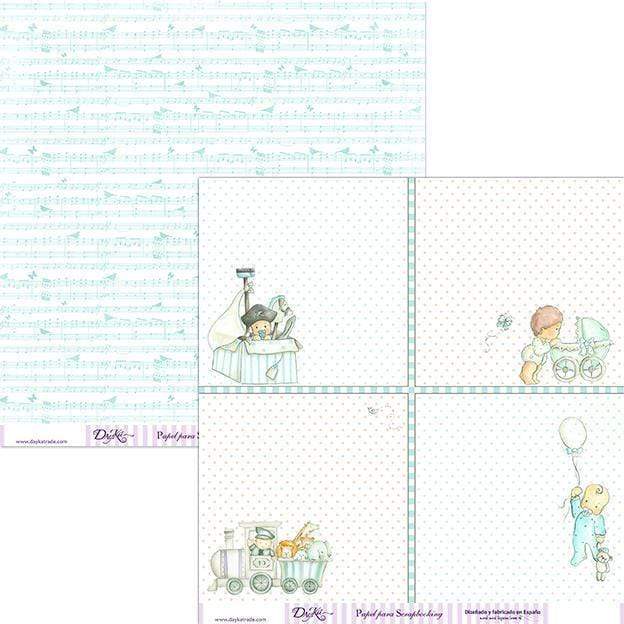 Dayka papel scrap SCP-040 infantil DAYKA Oferta CENTROARTESANO