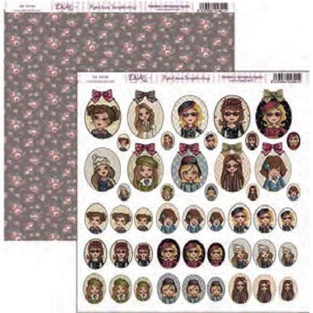 Dayka papel scrap SCP-055 chicas DAYKA Oferta CENTROARTESANO