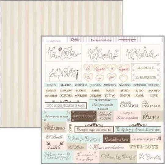 Dayka papel scrap SCP-124 boda DAYKA Oferta CENTROARTESANO