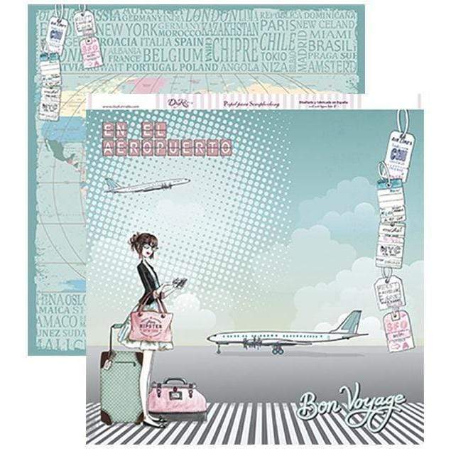 Dayka papel scrap SCP-157 vacaciones DAYKA Oferta CENTROARTESANO