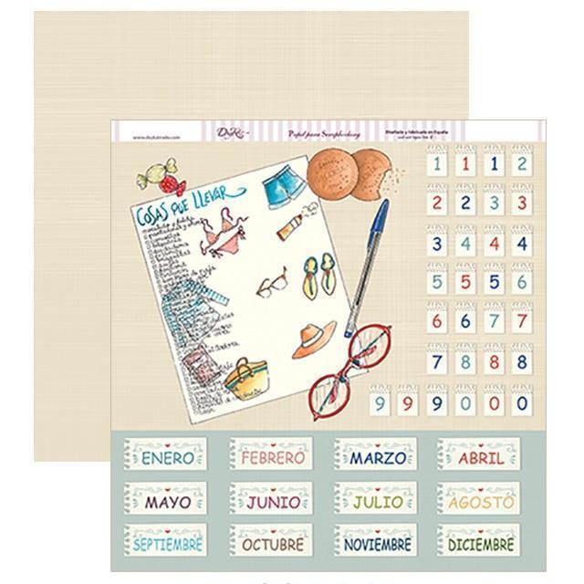 Dayka papel scrap SCP-160 vacaciones DAYKA Oferta CENTROARTESANO