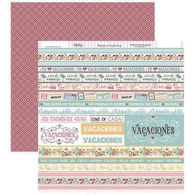 Dayka papel scrap SCP-164 vacaciones DAYKA Oferta CENTROARTESANO