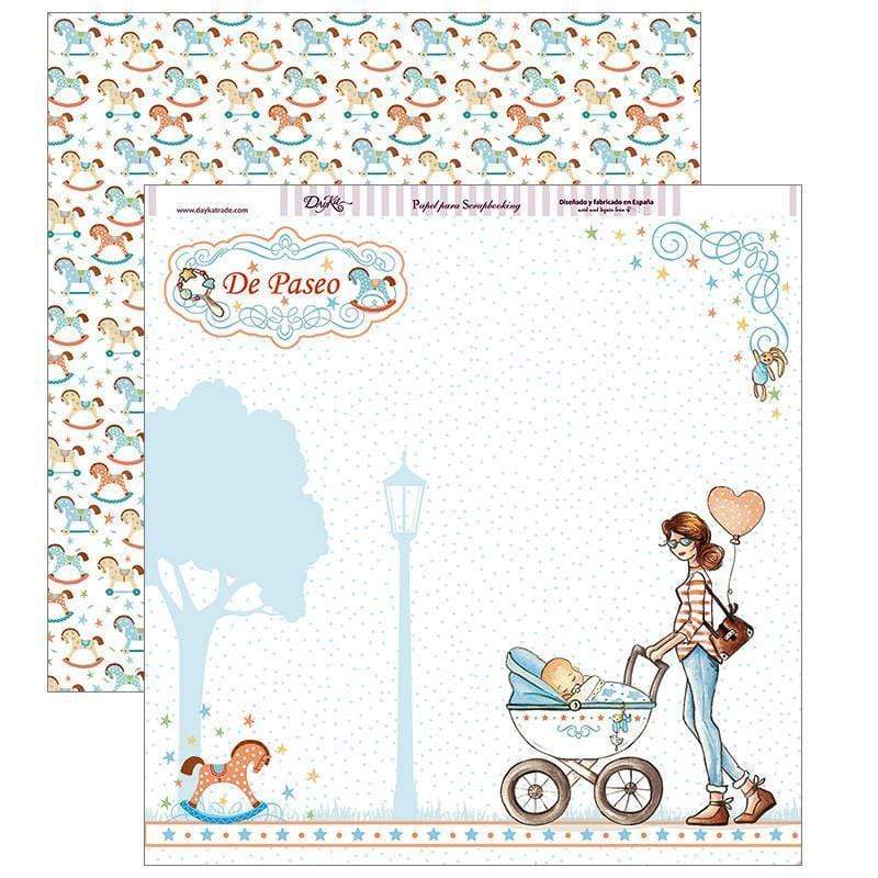 Dayka papel scrap SCP-267 bebe niño DAYKA Oferta CENTROARTESANO