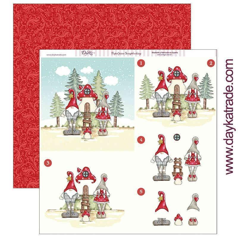 Dayka papel scrap SCP-279 Navidad DAYKA Oferta CENTROARTESANO