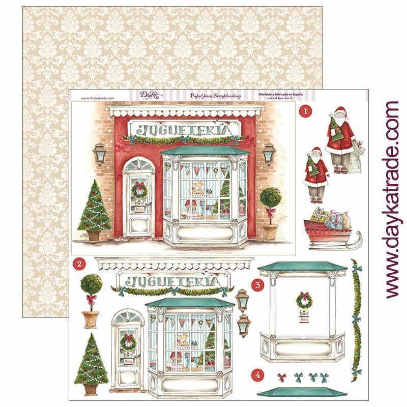 Dayka papel scrap SCP-283 Navidad DAYKA Oferta CENTROARTESANO