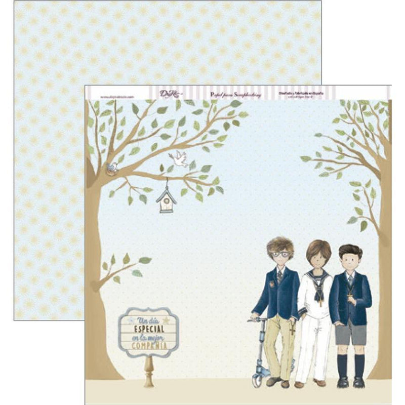 Dayka Papel Scrap scp-303 Comunion niños DAYKA Oferta CENTROARTESANO