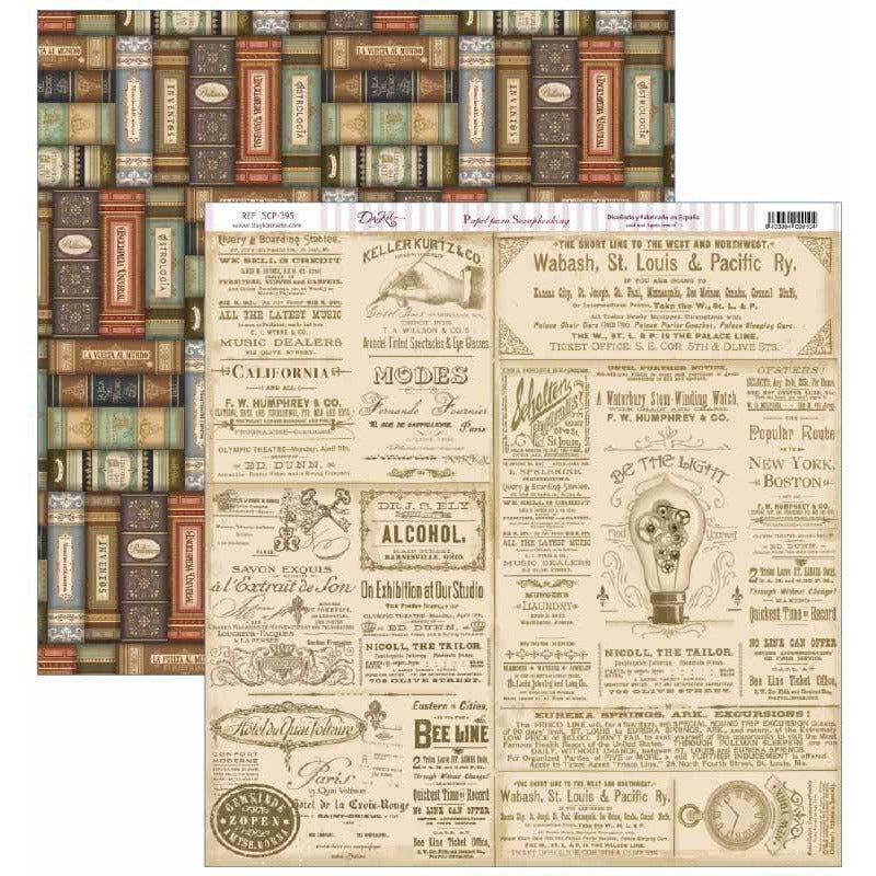 Dayka papel scrap SCP-395 Antique Style