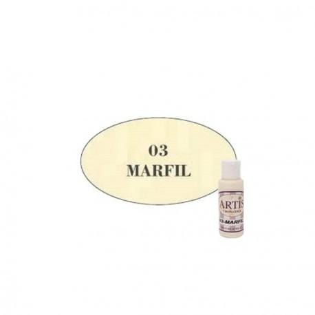 Pintura acrílica Artis Cromática 250ml 003 marfil
