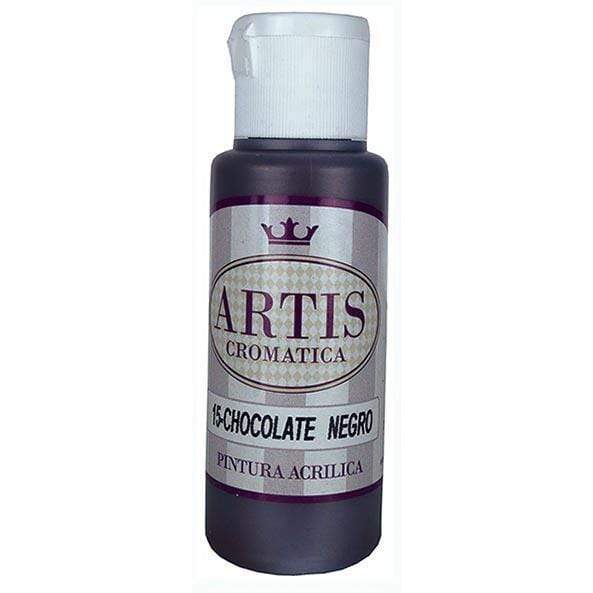 Pintura acrílica Artis Cromática 60ml 015 chocolate negro DAYKA Oferta CENTROARTESANO