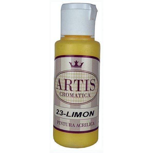 Pintura acrílica Artis Cromática 60ml 023 limon DAYKA Oferta CENTROARTESANO