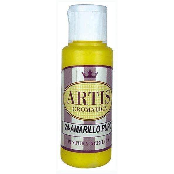 Pintura acrílica Artis Cromática 60ml 024 amarillo puro DAYKA Oferta CENTROARTESANO
