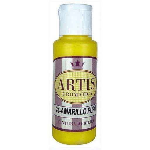 Pintura acrílica Artis Cromática 60ml 024 amarillo puro DAYKA Oferta CENTROARTESANO