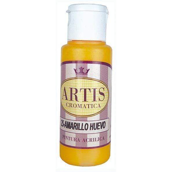 Pintura acrílica Artis Cromática 60ml 025 amarillo huevo DAYKA Oferta CENTROARTESANO