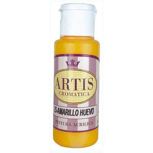 Pintura acrílica Artis Cromática 60ml 025 amarillo huevo DAYKA Oferta CENTROARTESANO