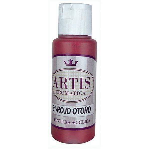 Pintura acrílica Artis Cromática 60ml 031 rojo otoño DAYKA Oferta CENTROARTESANO
