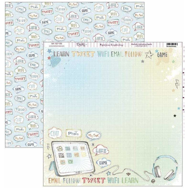 Dayka papel scrap SCP330 colegio DAYKA CENTROARTESANO