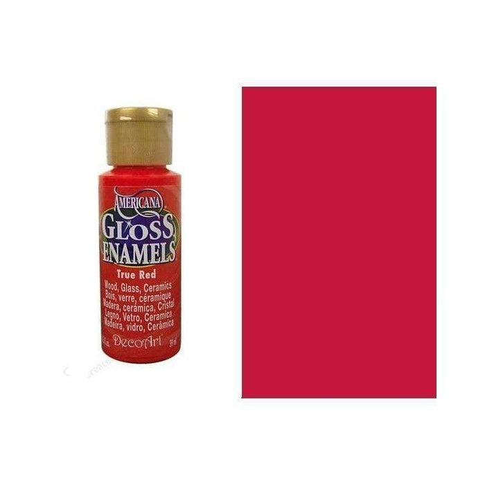 Americana gloss enamels 59ML DAG129 Rojo true DECO ART CENTROARTESANO