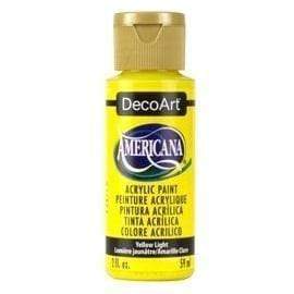 Americana pintura acril. 59ml DA144 Amarillo claro DECO ART CENTROARTESANO