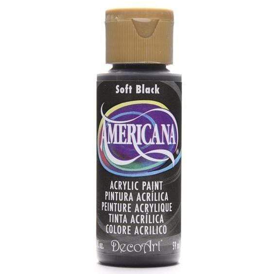 Americana pintura acril. 59ml DA155 soft black DECO ART CENTROARTESANO
